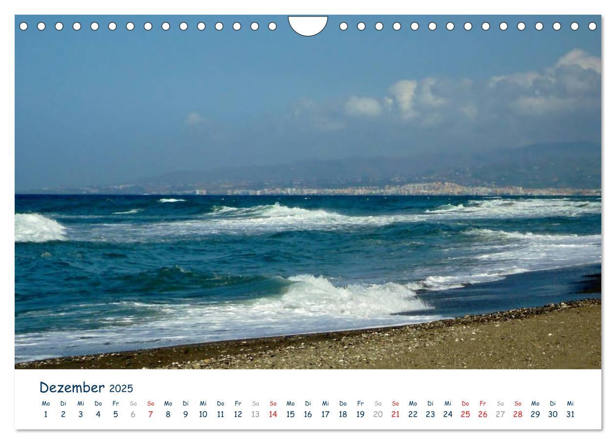 Bild: 9783435684557 | COSTA DEL SOL - Wellenspiel (Wandkalender 2025 DIN A4 quer),...