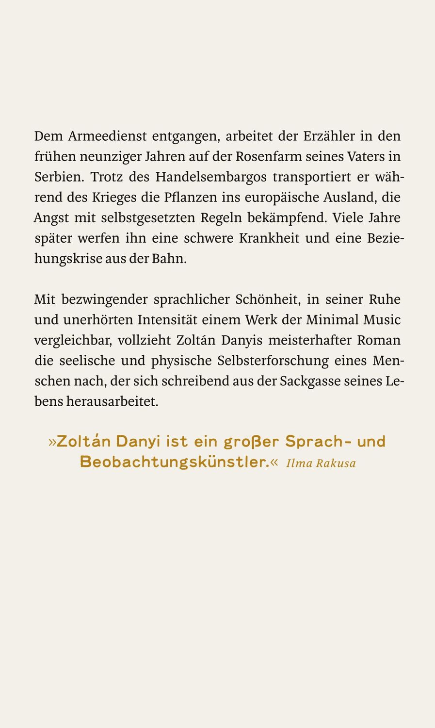 Rückseite: 9783518431306 | Rosenroman | Roman | Zoltán Danyi | Buch | 441 S. | Deutsch | 2023