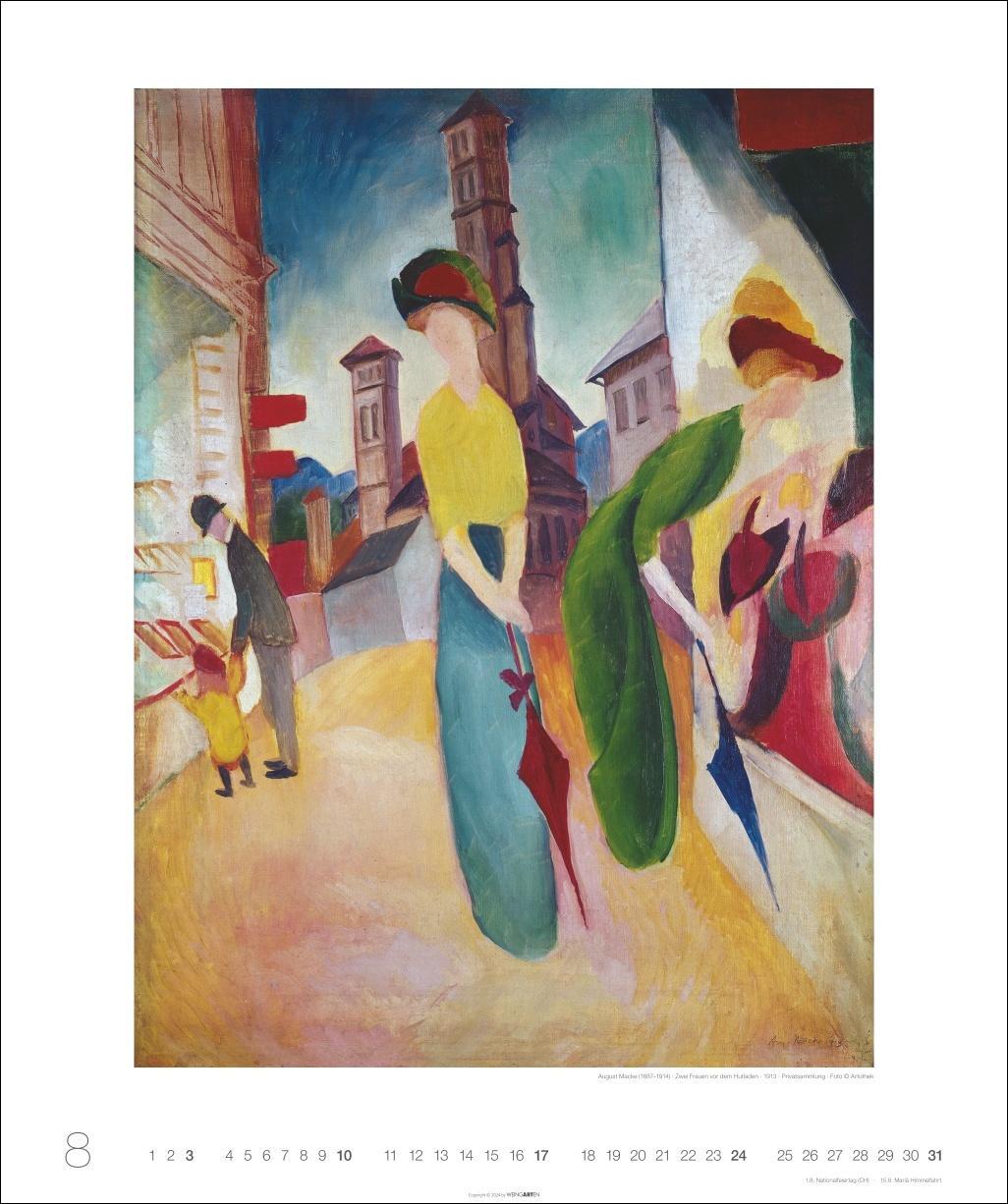 Bild: 9783839900796 | August Macke Edition Kalender 2025 | Kalender | Spiralbindung | 14 S.