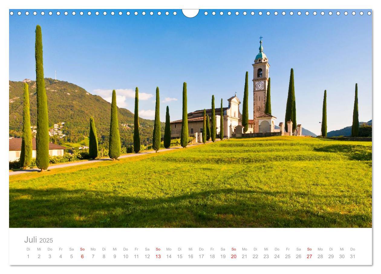 Bild: 9783435685554 | TESSIN Werner Dieterich (Wandkalender 2025 DIN A3 quer), CALVENDO...