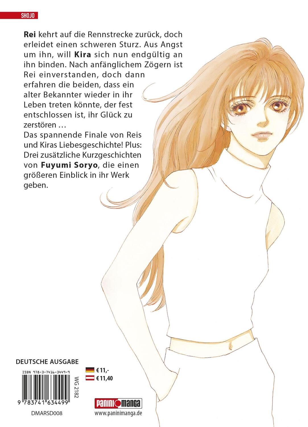 Rückseite: 9783741634499 | Mars 08 | Bd. 8 | Fuyumi Soryo | Taschenbuch | 384 S. | Deutsch | 2023