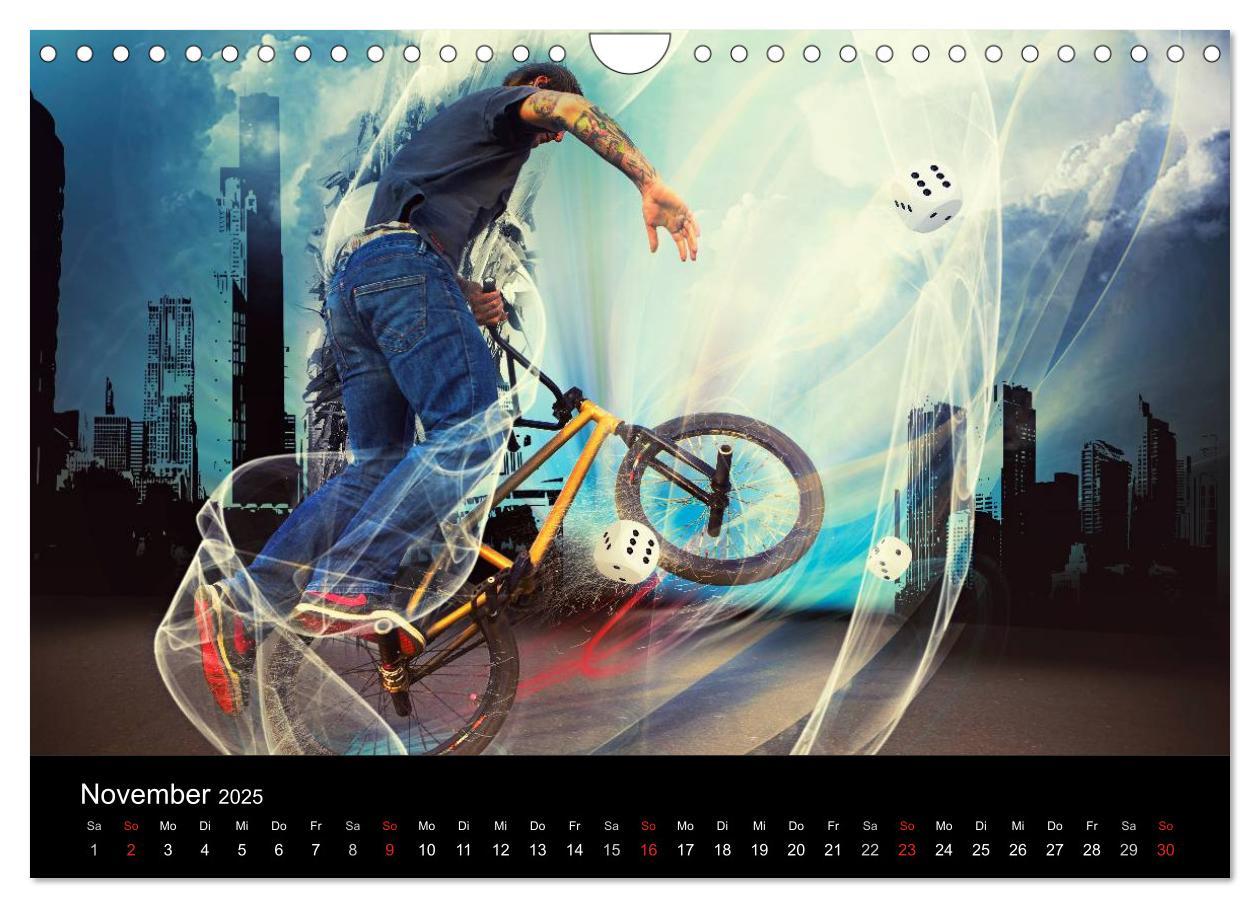 Bild: 9783435614608 | BMX My Life (Wandkalender 2025 DIN A4 quer), CALVENDO Monatskalender