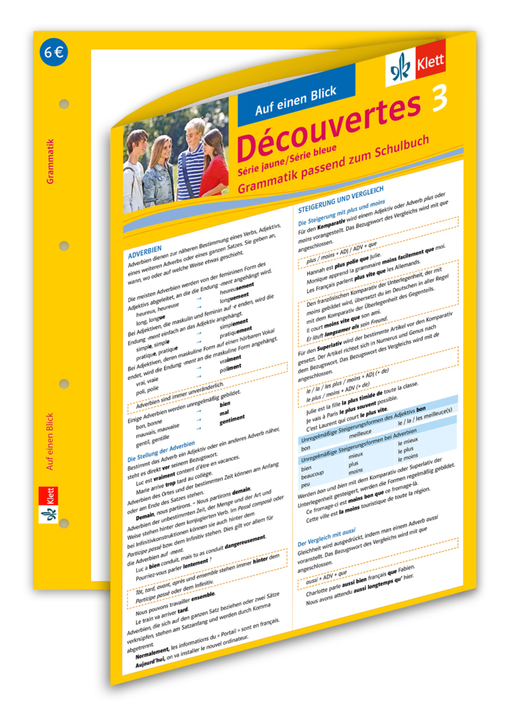 Cover: 9783129261439 | Découvertes 3, Série jaune / Serie bleue - Auf einen Blick | Buch