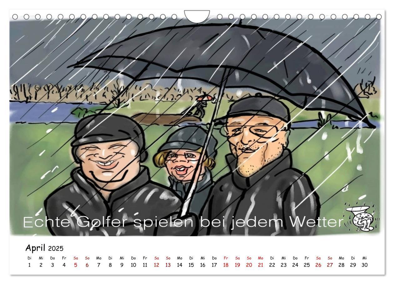 Bild: 9783435396788 | Golfkalender für Anfänger und alle die Spaß am Golfen haben...