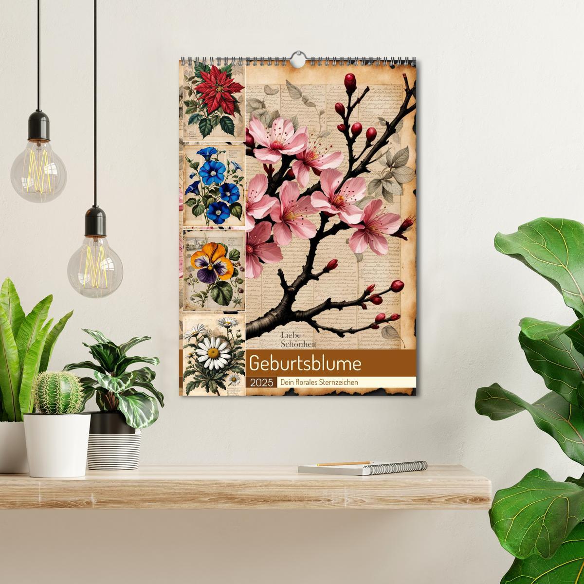 Bild: 9783383800740 | Geburtsblume, dein florales Sternzeichen (Wandkalender 2025 DIN A3...