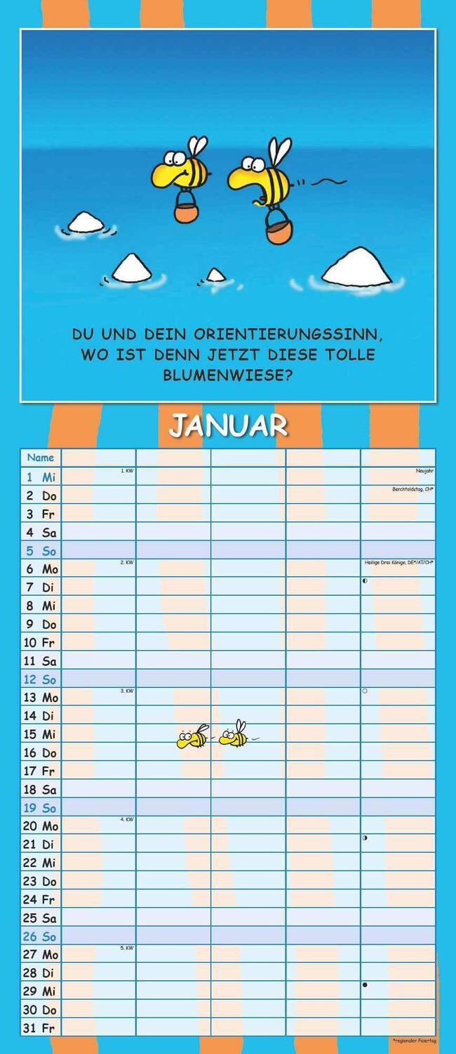 Bild: 4251732343255 | Lach mal wieder... 2025 Familienplaner - Familienkalender -...