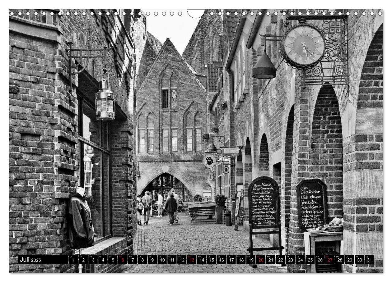 Bild: 9783435588466 | Historisches Bremen (Wandkalender 2025 DIN A3 quer), CALVENDO...