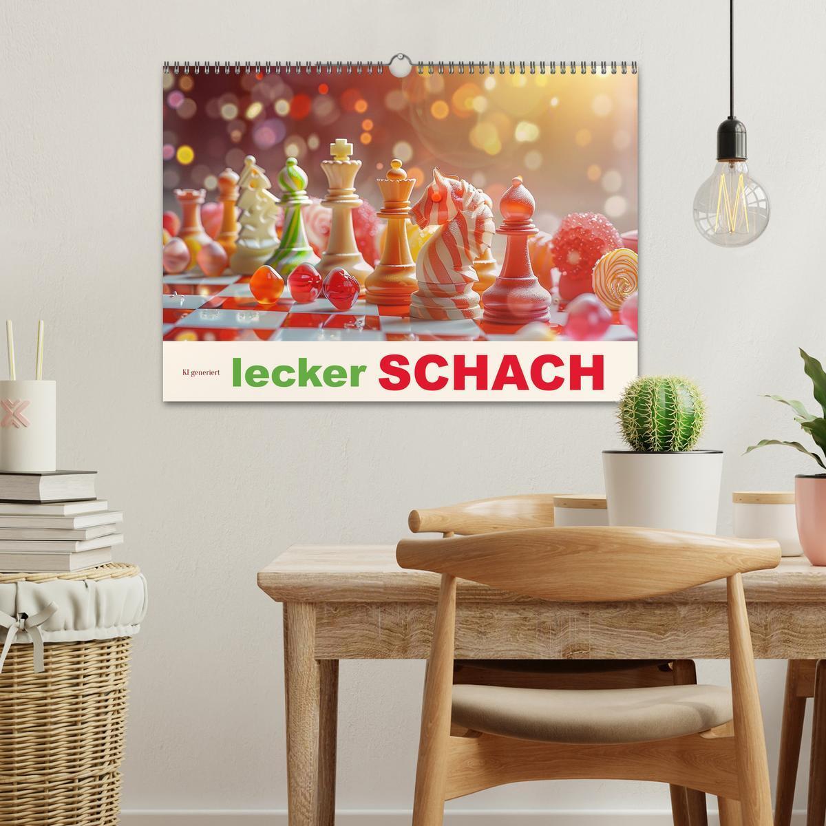 Bild: 9783383790317 | Lecker Schach (Wandkalender 2025 DIN A3 quer), CALVENDO Monatskalender