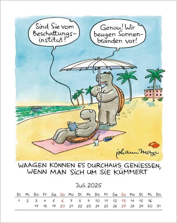 Bild: 9783731876687 | Waage 2025 | Verlag Korsch | Kalender | Spiralbindung | 13 S. | 2025