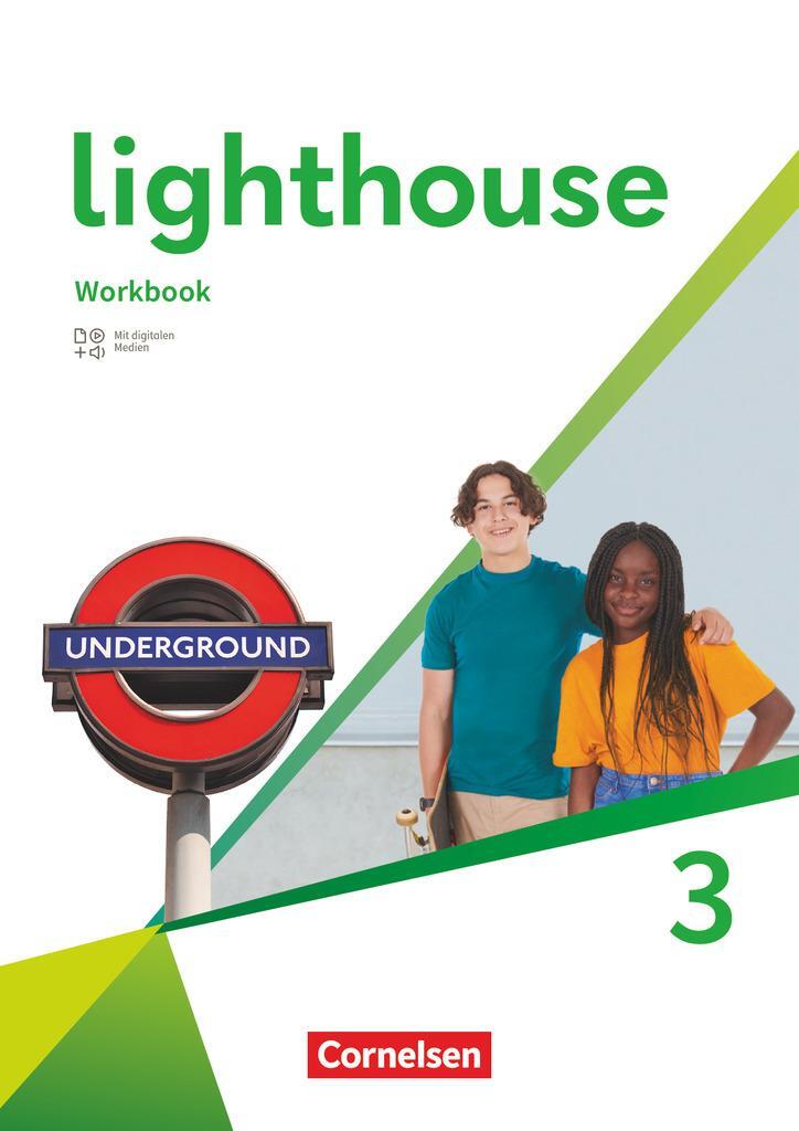 Cover: 9783060365449 | Lighthouse Band 3: 7. Schuljahr - Workbook mit Audios, Erklärfilmen...