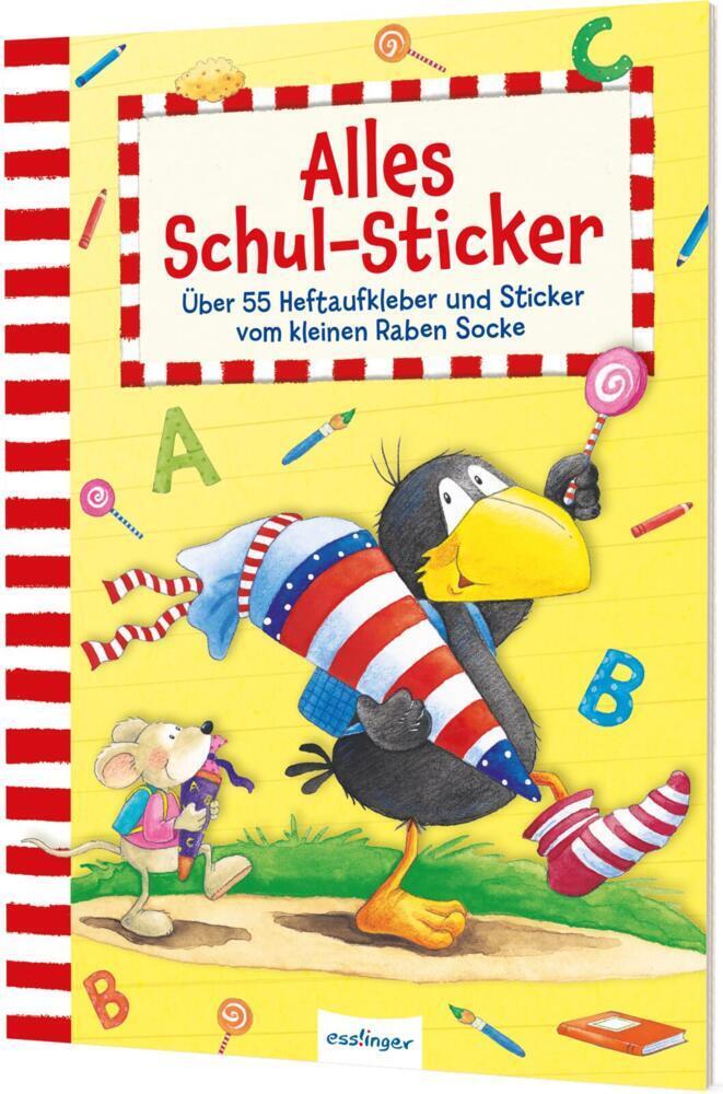 Cover: 4049985004548 | Der kleine Rabe Socke | 55 Sticker, schönes Geschenk zur Einschulung