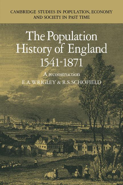 Cover: 9780521356886 | The Population History of England 1541-1871 | A Reconstruction | Buch