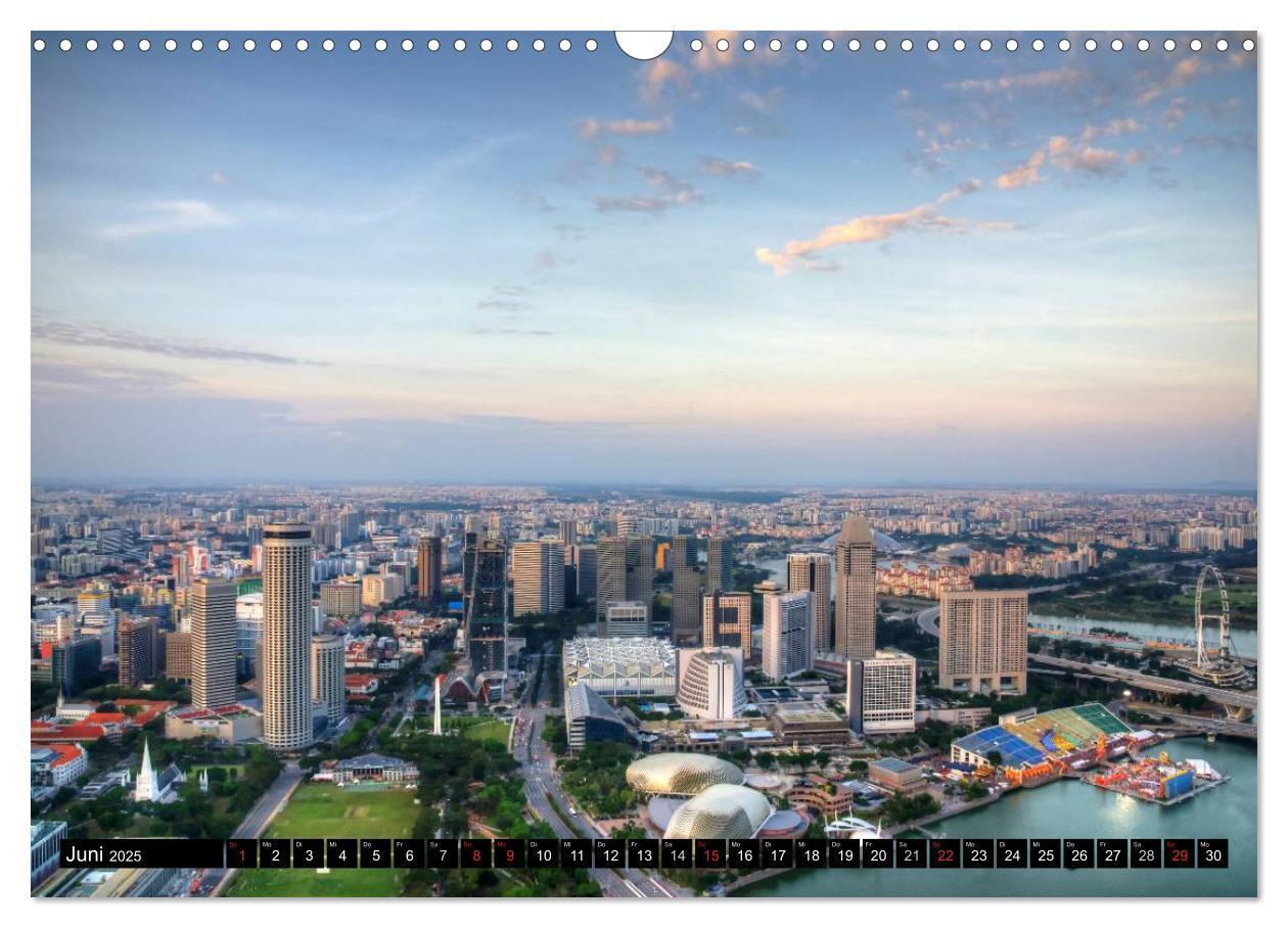 Bild: 9783435522170 | Singapur - Einzigartige Skylines (Wandkalender 2025 DIN A3 quer),...