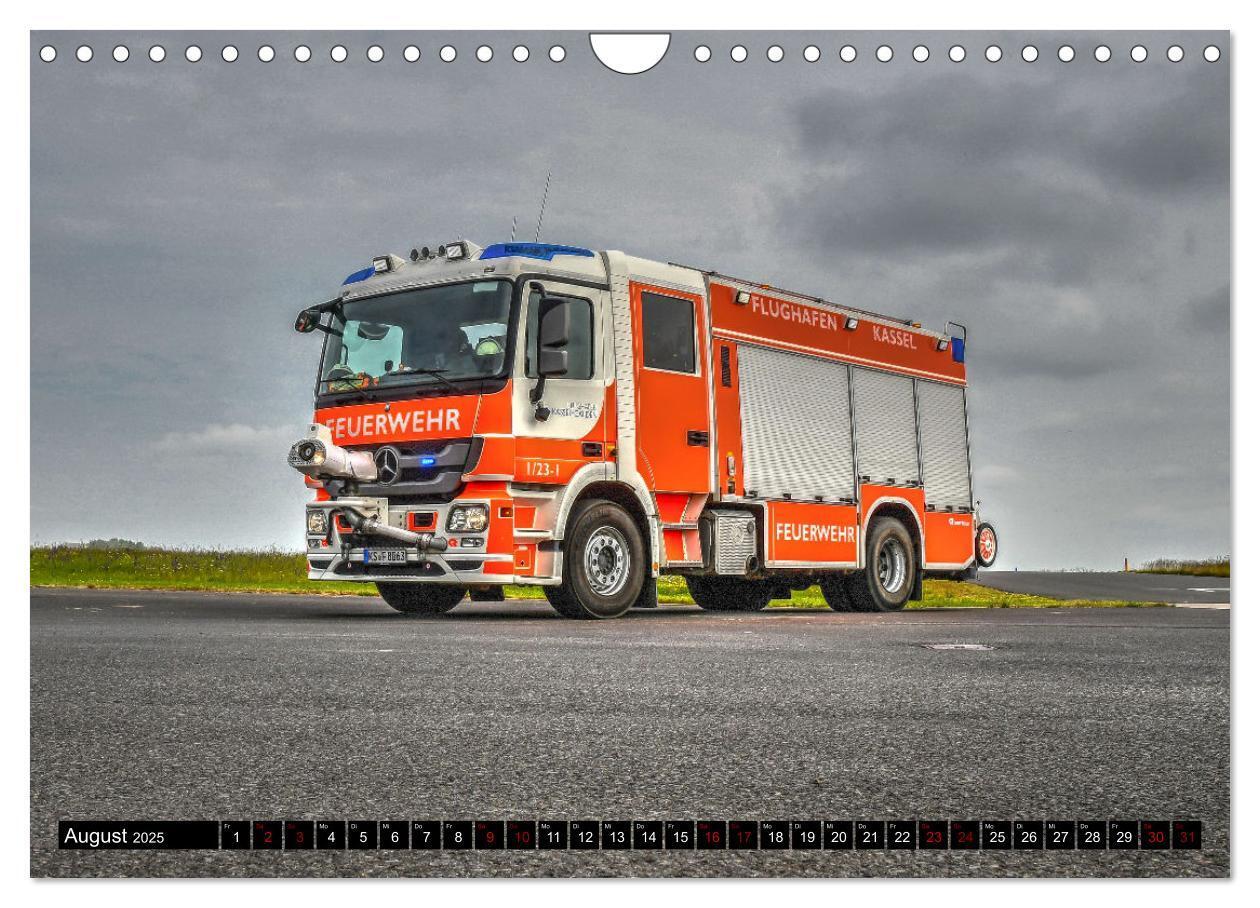 Bild: 9783435037322 | Feuerwehrfahrzeuge (Wandkalender 2025 DIN A4 quer), CALVENDO...