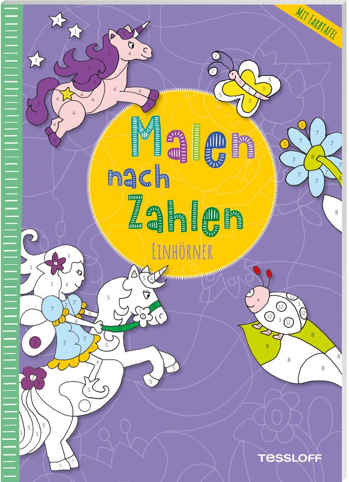 Cover: 9783788645571 | Malen nach Zahlen. Einhörner | Sandra Schmidt | Taschenbuch | 48 S.