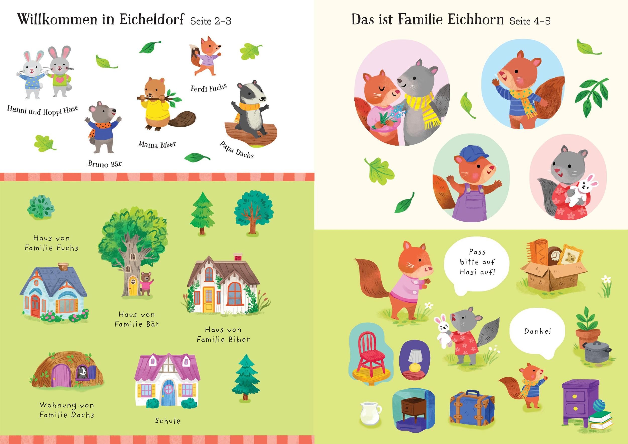 Bild: 9781035703579 | Mein Immer-wieder-Stickerbuch: Familie Eichhorn zieht um | Taschenbuch