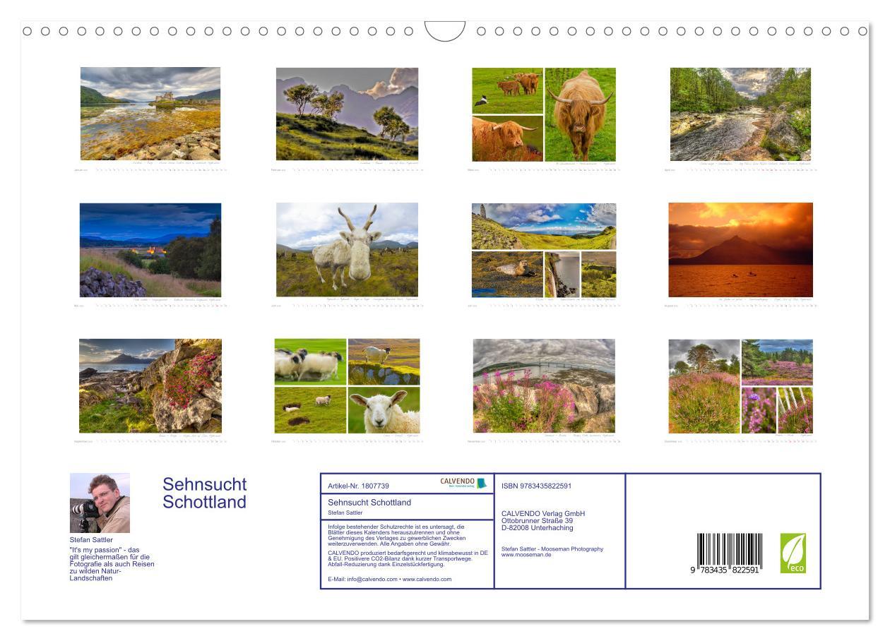 Bild: 9783435822591 | Sehnsucht Schottland (Wandkalender 2025 DIN A3 quer), CALVENDO...