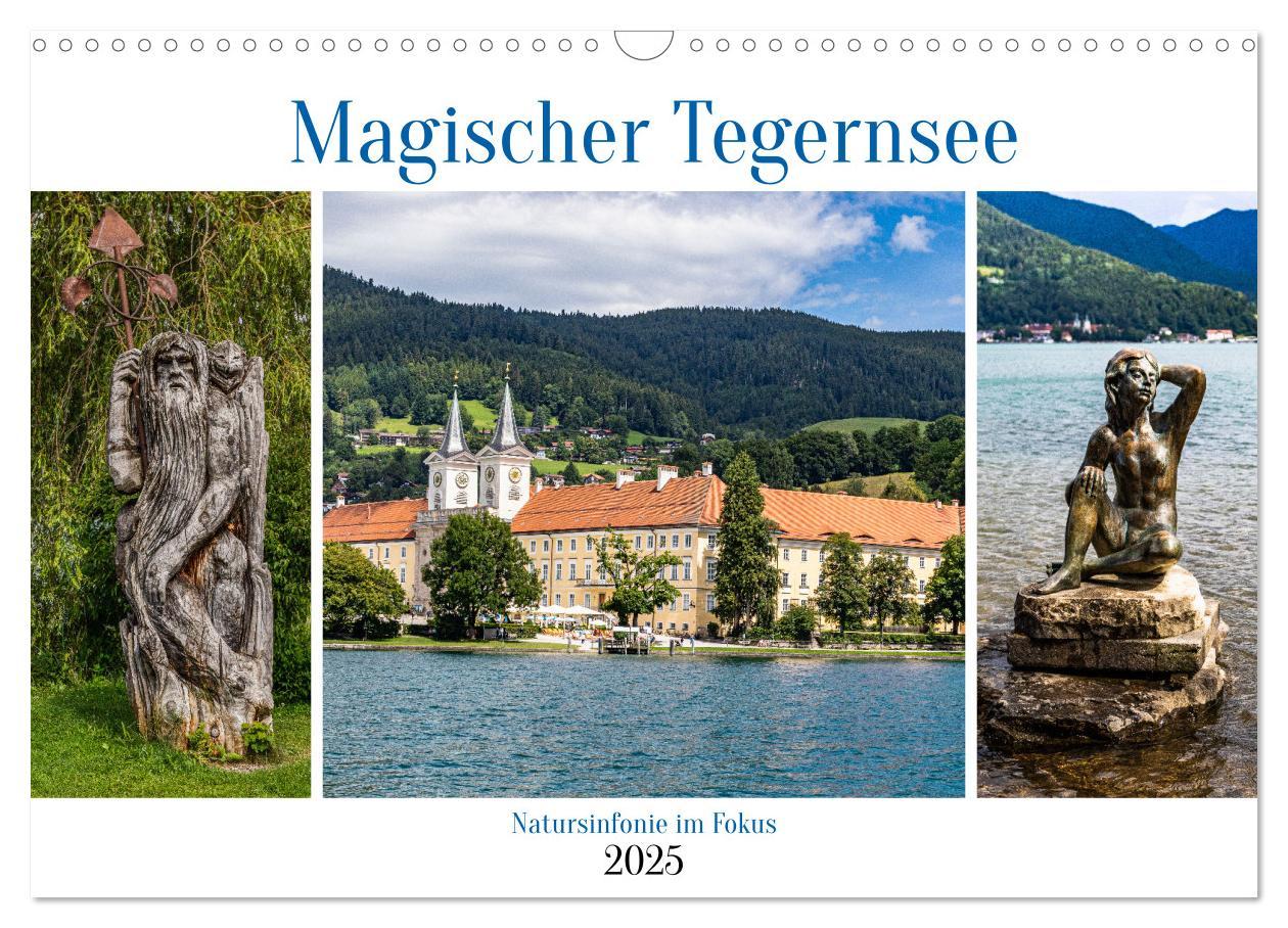 Cover: 9783383870552 | Magischer Tegernsee (Wandkalender 2025 DIN A3 quer), CALVENDO...