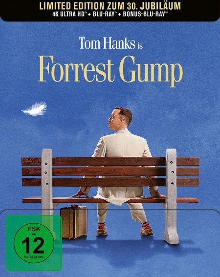 Cover: 5053083268756 | Forrest Gump | Robert Zemeckis | 1x Ultra HD Blu-ray (66 GB) | 2024