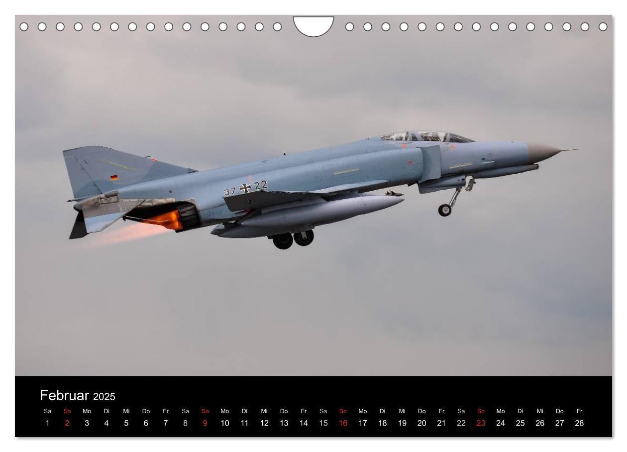 Bild: 9783435714544 | Phantoms bei der Luftwaffe (Wandkalender 2025 DIN A4 quer),...