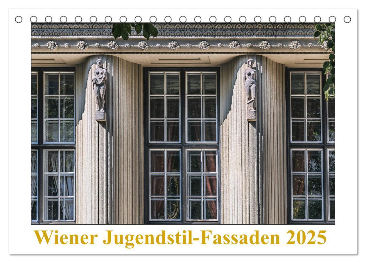 Cover: 9783435254699 | Wiener Jugendstil-Fassaden (Tischkalender 2025 DIN A5 quer),...