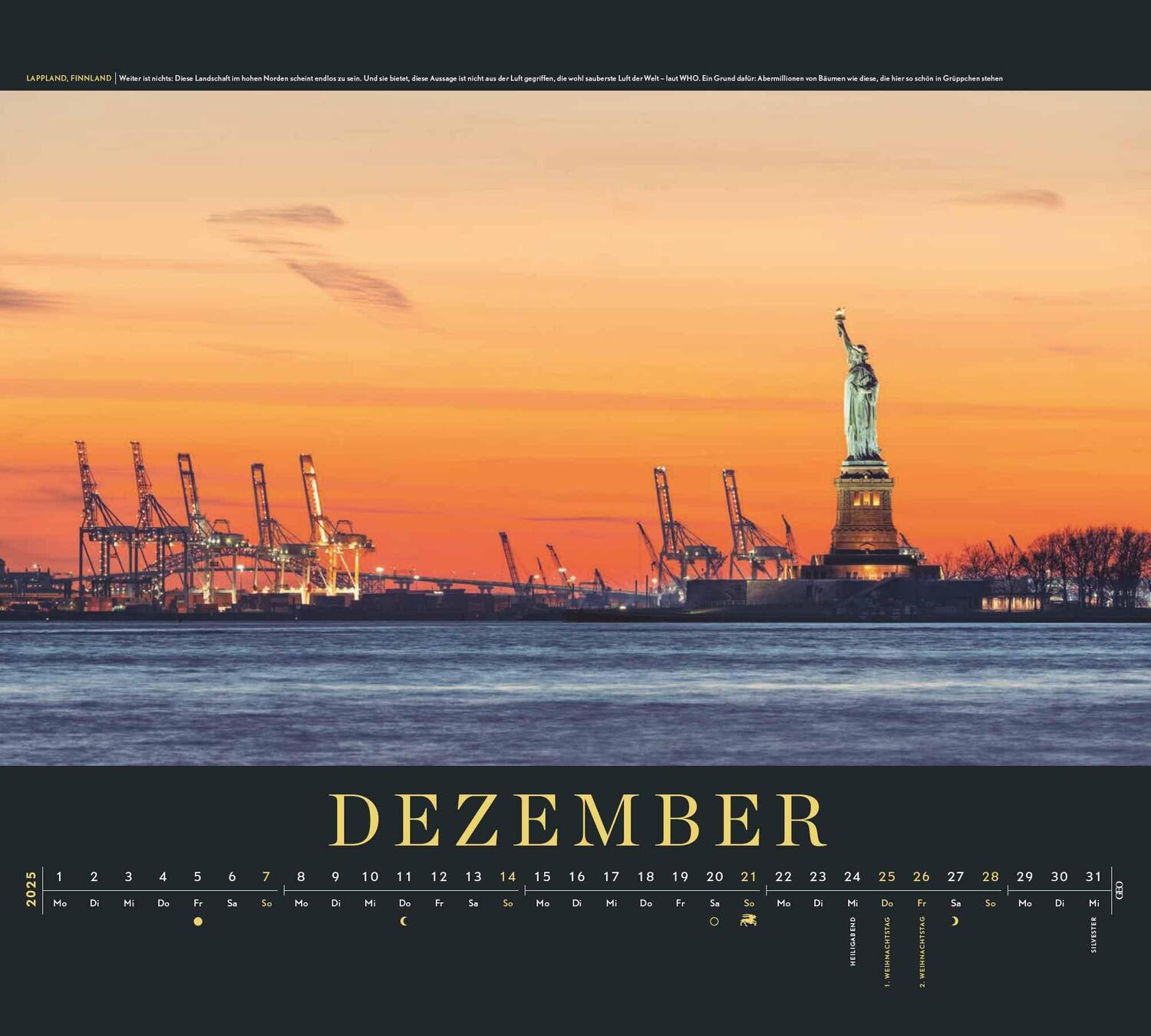 Bild: 4002725988805 | GEO New York 2025 - Wand-Kalender - Reise-Kalender -...