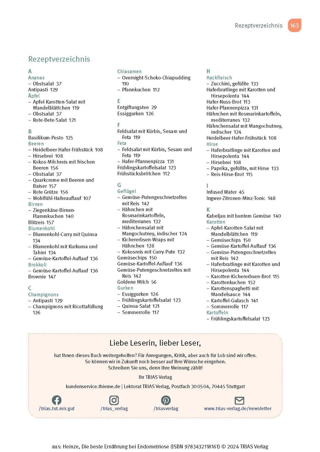 Bild: 9783432118161 | Die beste Ernährung bei Endometriose | Nicole R. Heinze | Taschenbuch