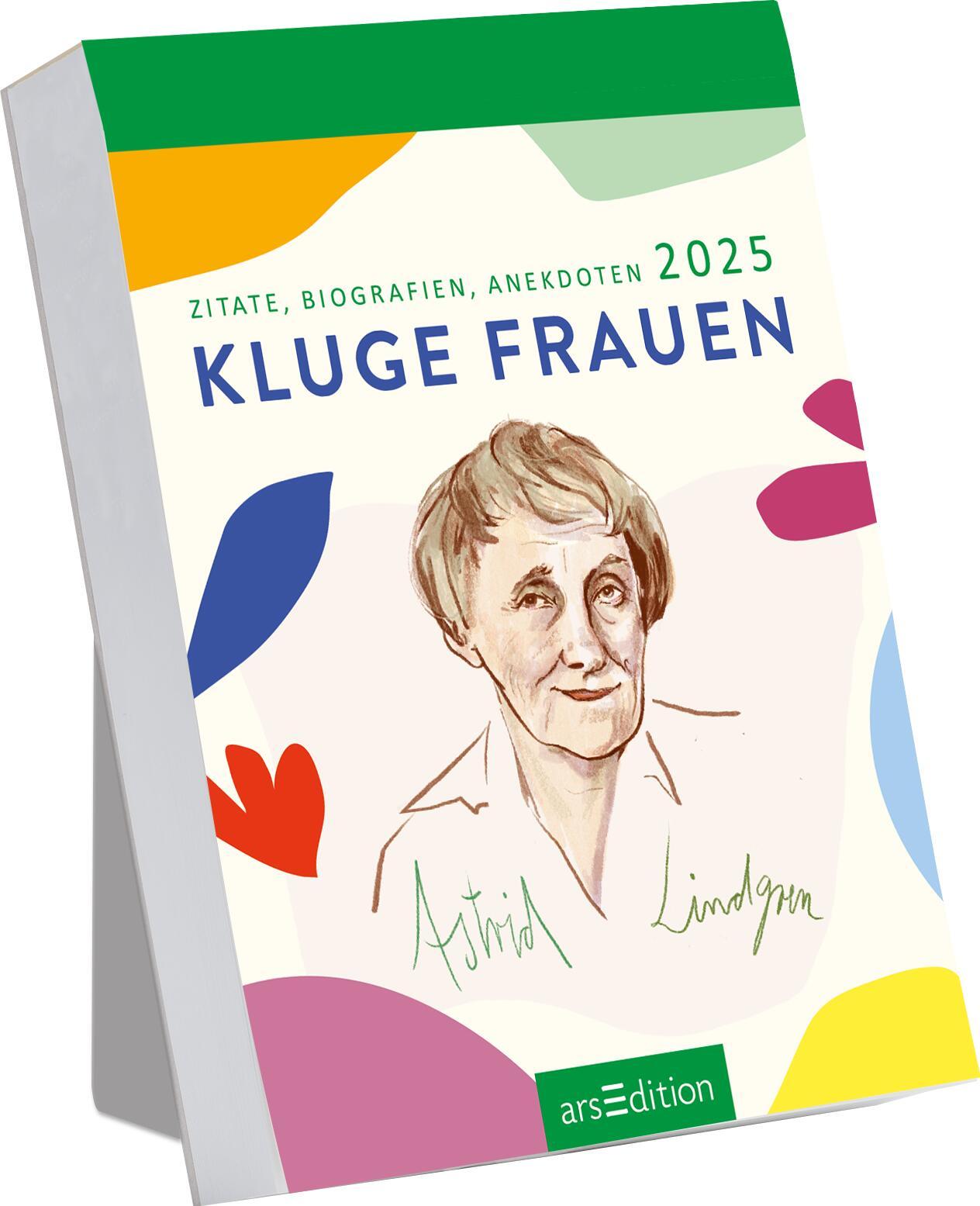 Cover: 4014489133605 | Abreißkalender Kluge Frauen 2025 | Zitate, Biografien, Anekdoten