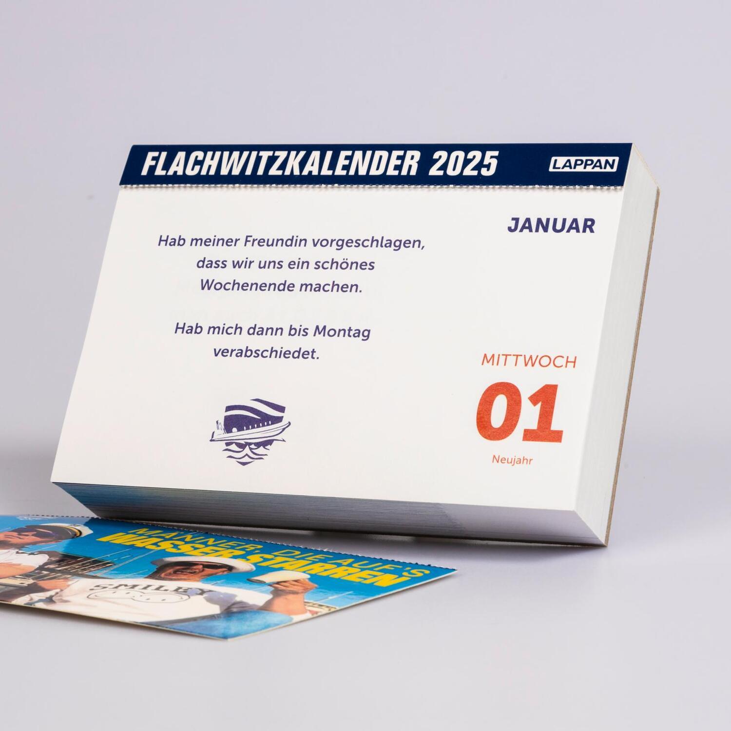 Bild: 9783830321996 | Männer die aufs Wasser starren - Flachwitzkalender 2025 | starren