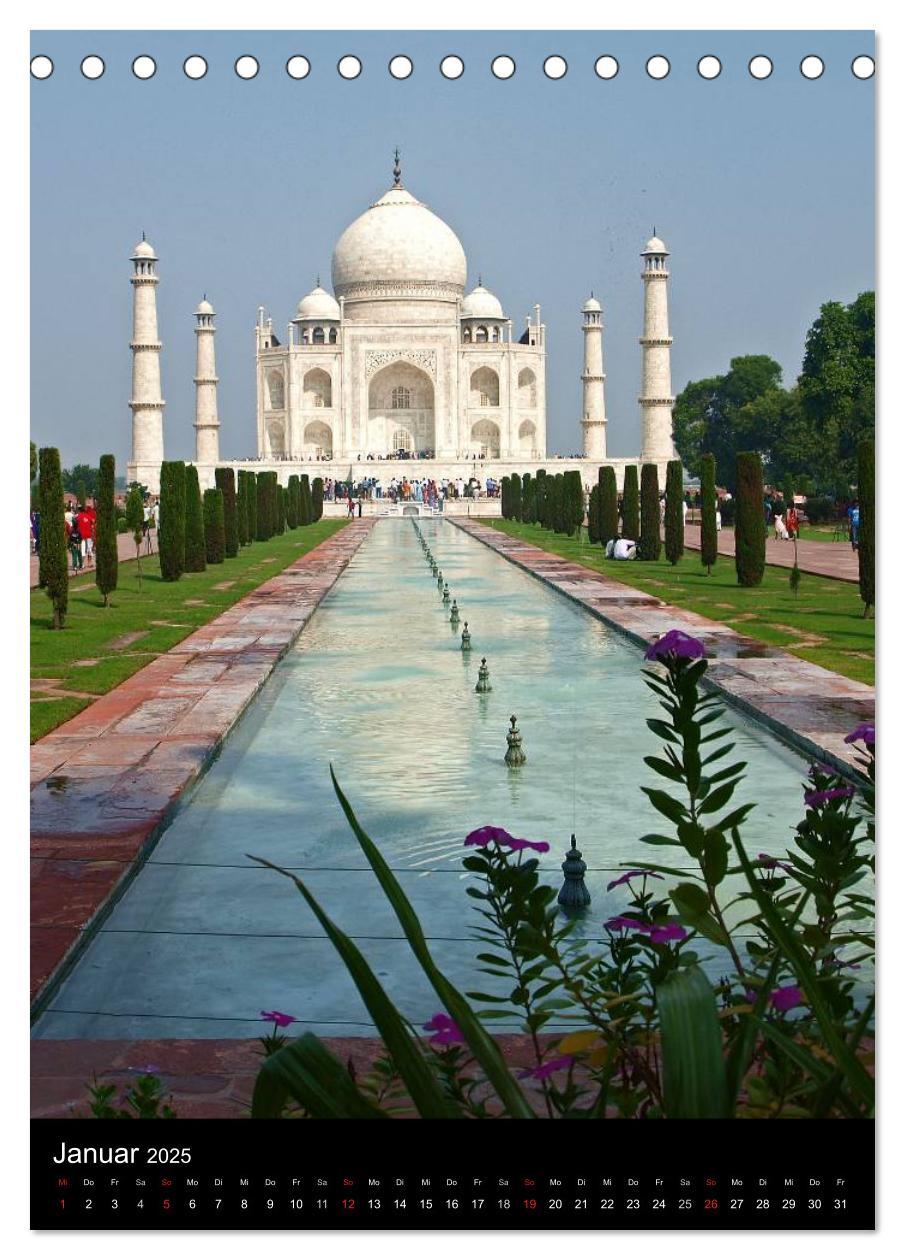 Bild: 9783457020135 | Taj Mahal - Monument der Liebe (Tischkalender 2025 DIN A5 hoch),...