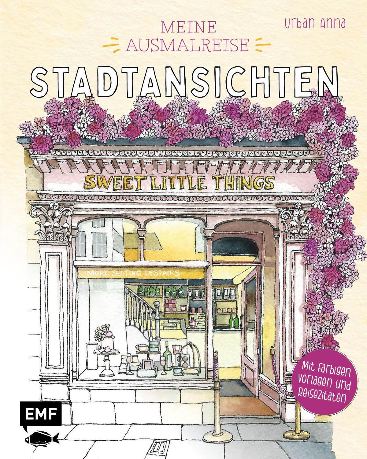 Cover: 9783745924398 | Meine Ausmalreise - Stadtansichten | Astrid Wielinga Urban Anna | Buch