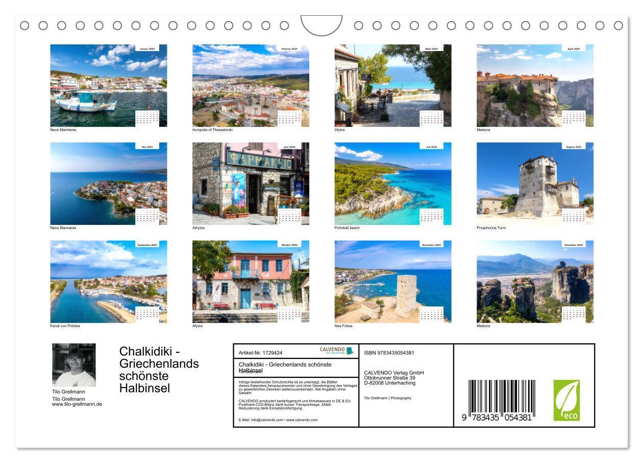 Bild: 9783435054381 | Chalkidiki - Griechenlands schönste Halbinsel (Wandkalender 2025...