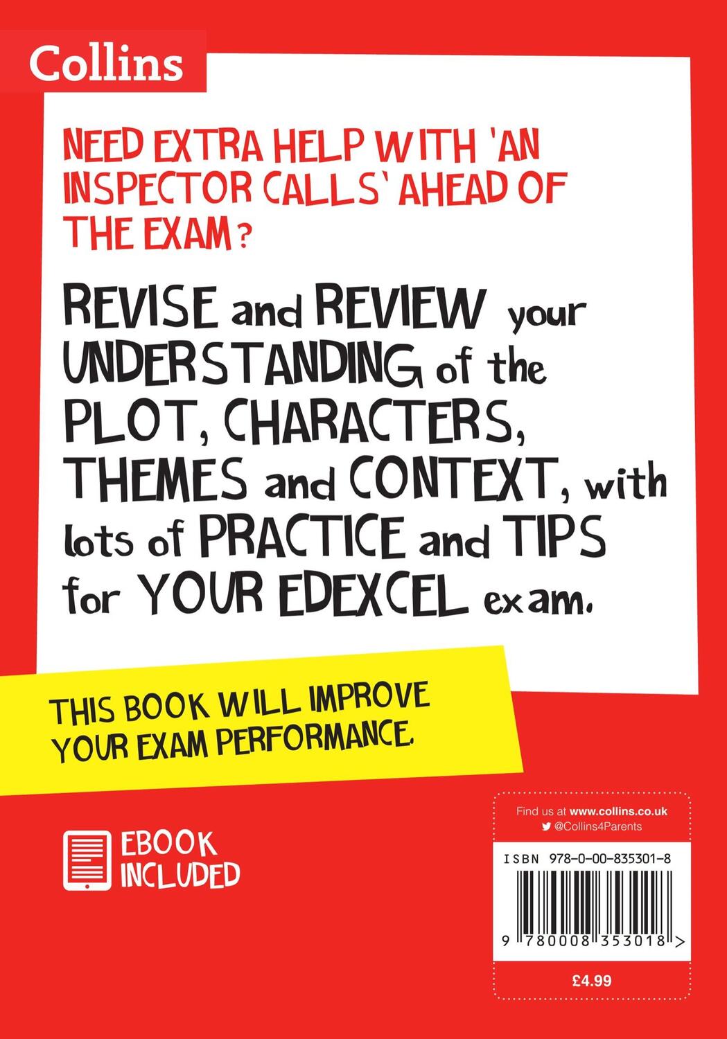 Rückseite: 9780008353018 | An Inspector Calls: Edexcel GCSE 9-1 English Literature Text Guide