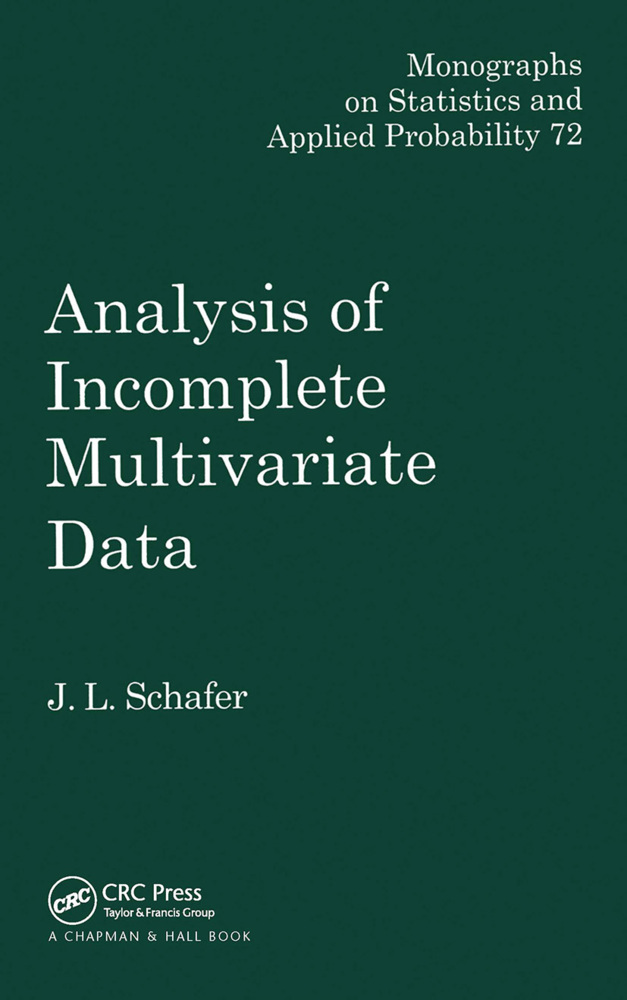 Cover: 9781032477992 | Analysis of Incomplete Multivariate Data | J.L. Schafer | Taschenbuch