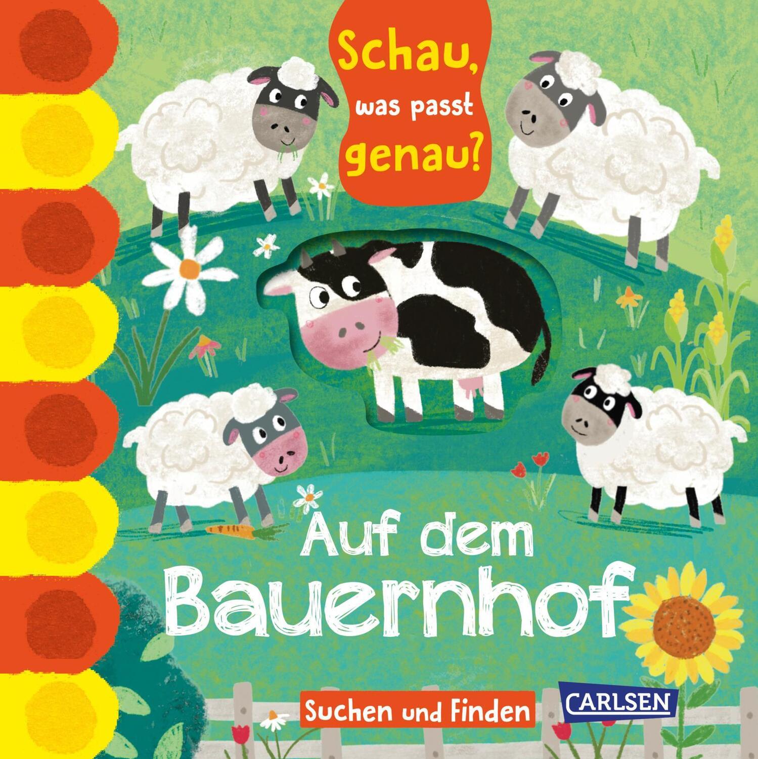 Cover: 9783551173300 | Schau, was passt genau? Auf dem Bauernhof | Buch | Mit Gucklöchern