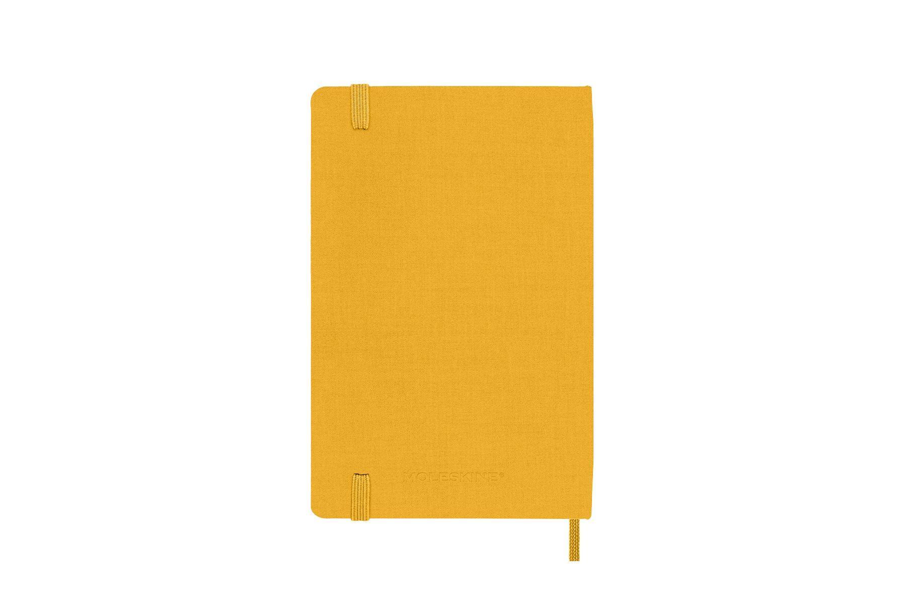 Bild: 8056598853063 | Moleskine Classic Notebook, Pocket, Ruled, Orange Yellow, Silk Hard...