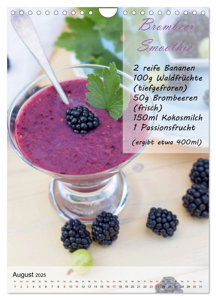 Bild: 9783435985890 | Smoothies zum Selbermachen (Wandkalender 2025 DIN A4 hoch),...