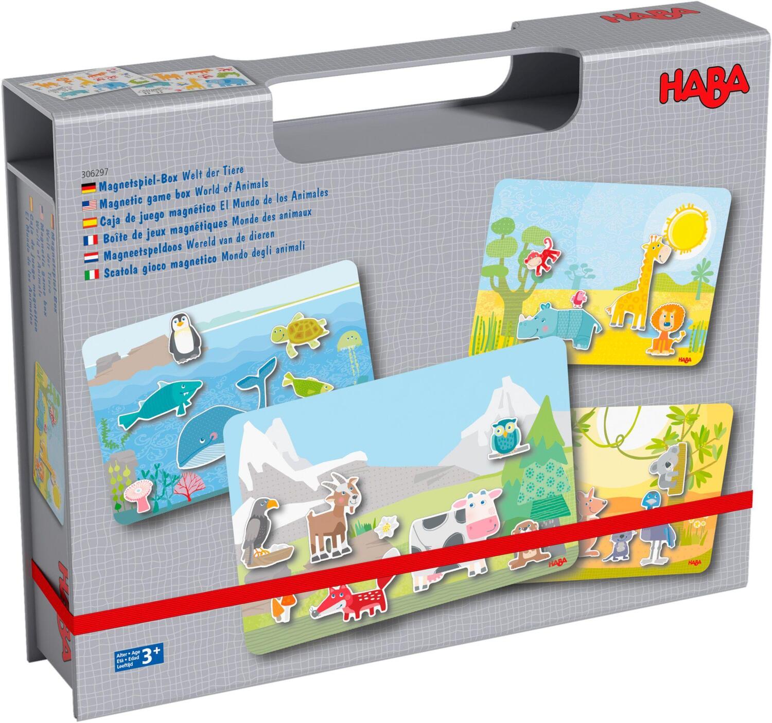 Cover: 4010168257808 | Magnetspiel-Box Welt der Tiere | Spiel | Deutsch | 2021 | HABA