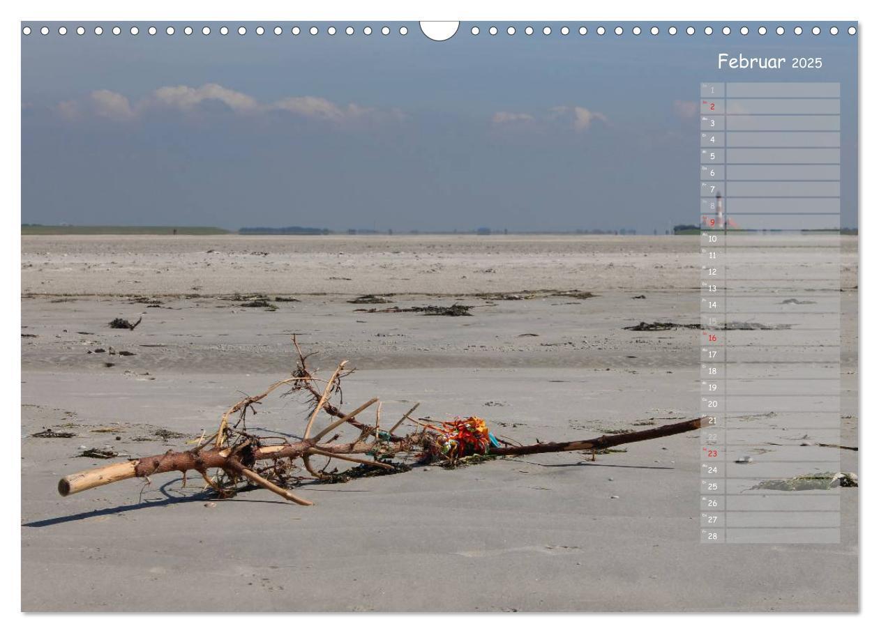 Bild: 9783435784660 | Strandspaziergang / Geburtstagskalender (Wandkalender 2025 DIN A3...