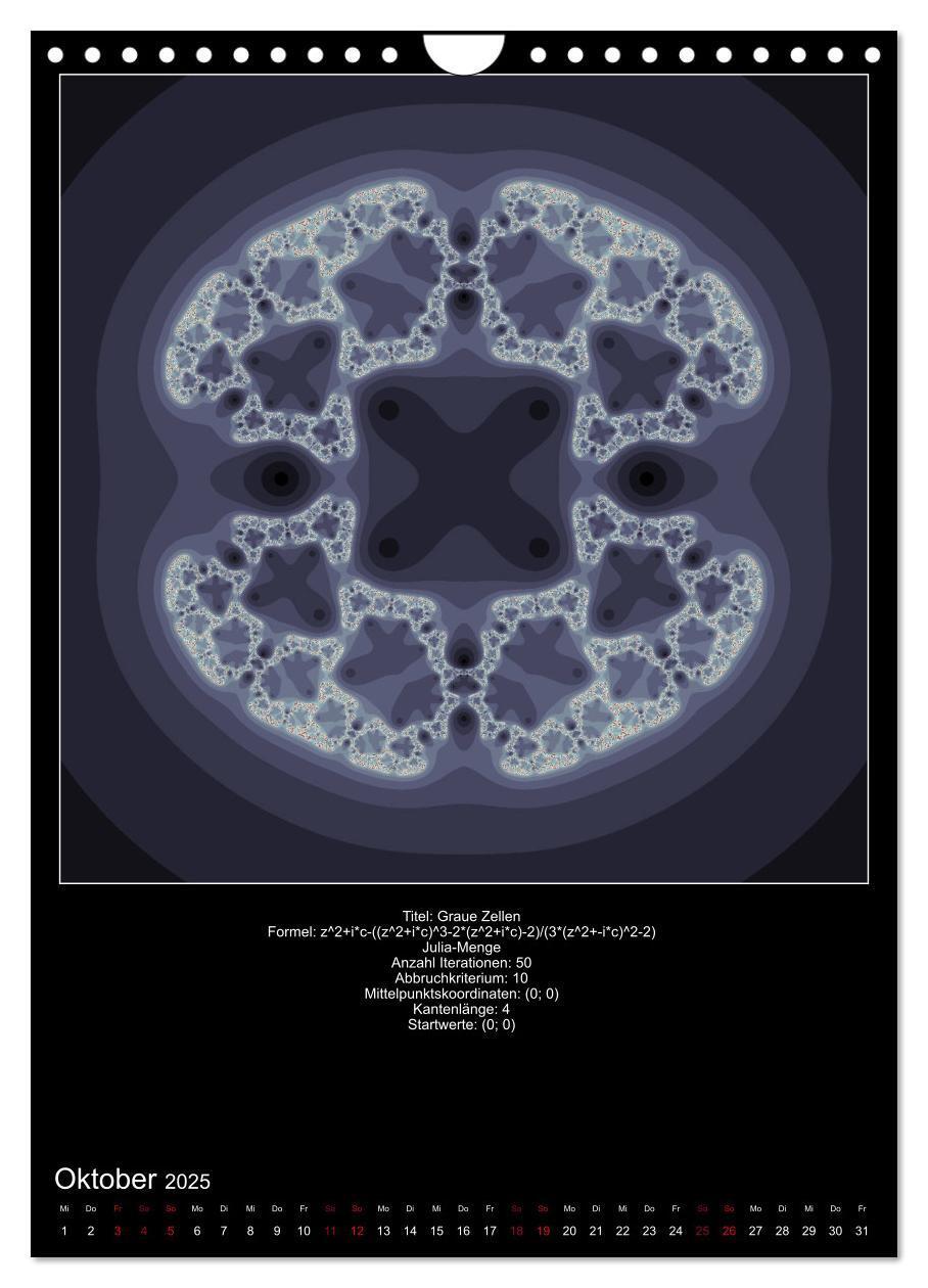 Bild: 9783435976577 | Fraktale zum Selbstnachrechnen (Wandkalender 2025 DIN A4 hoch),...