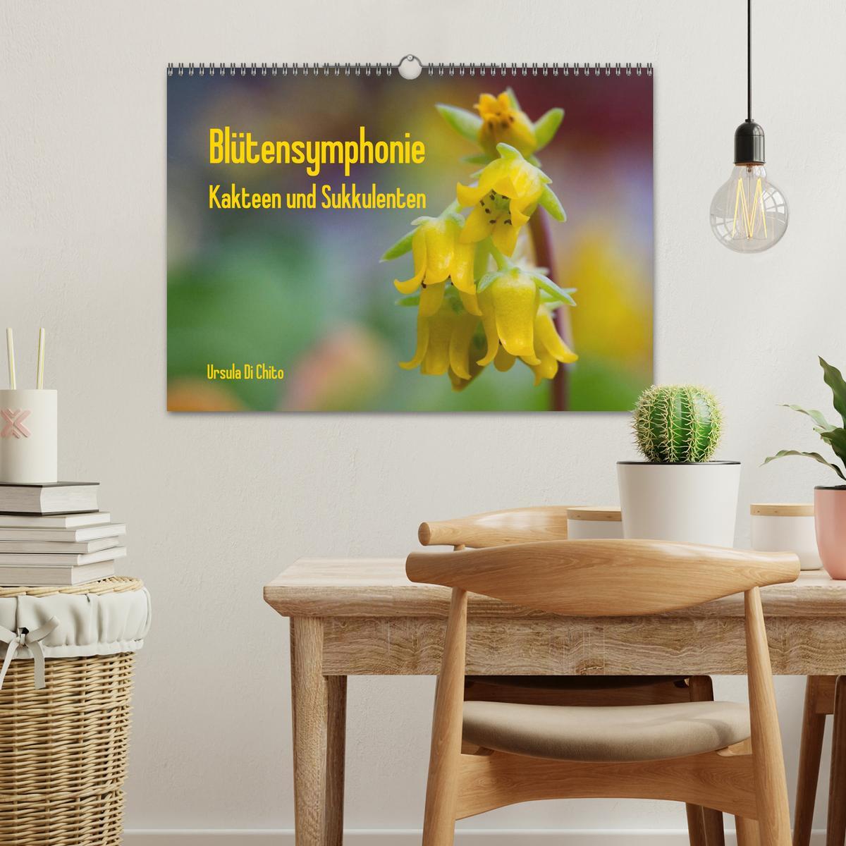 Bild: 9783435624393 | Blütensymphonie - Kakteen und Sukkulenten (Wandkalender 2025 DIN A3...