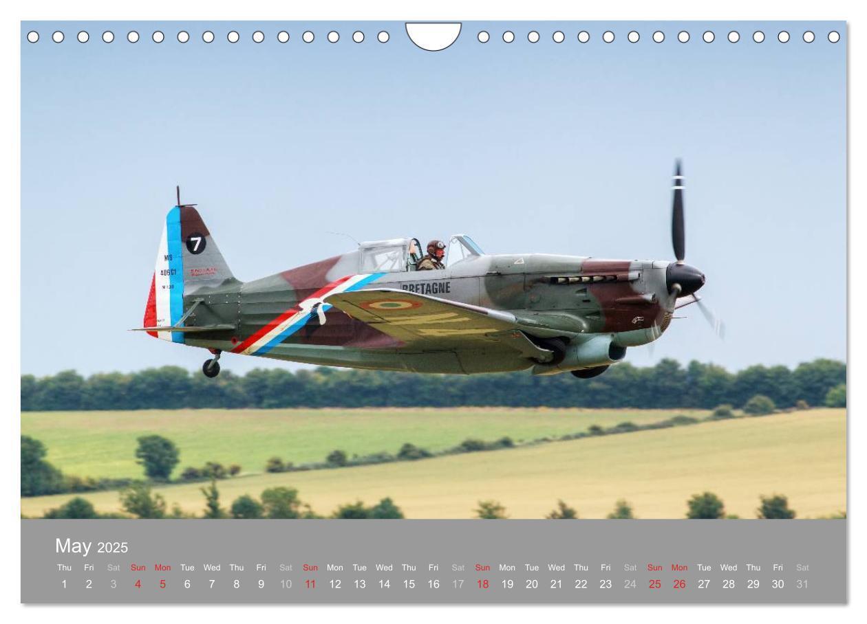 Bild: 9781325964604 | The Flying Legends (Wall Calendar 2025 DIN A4 landscape), CALVENDO...