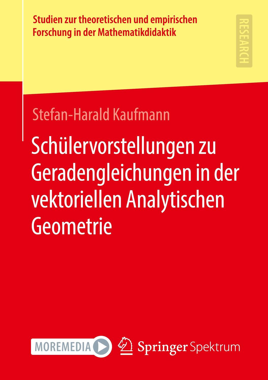 Cover: 9783658322779 | Schülervorstellungen zu Geradengleichungen in der vektoriellen...