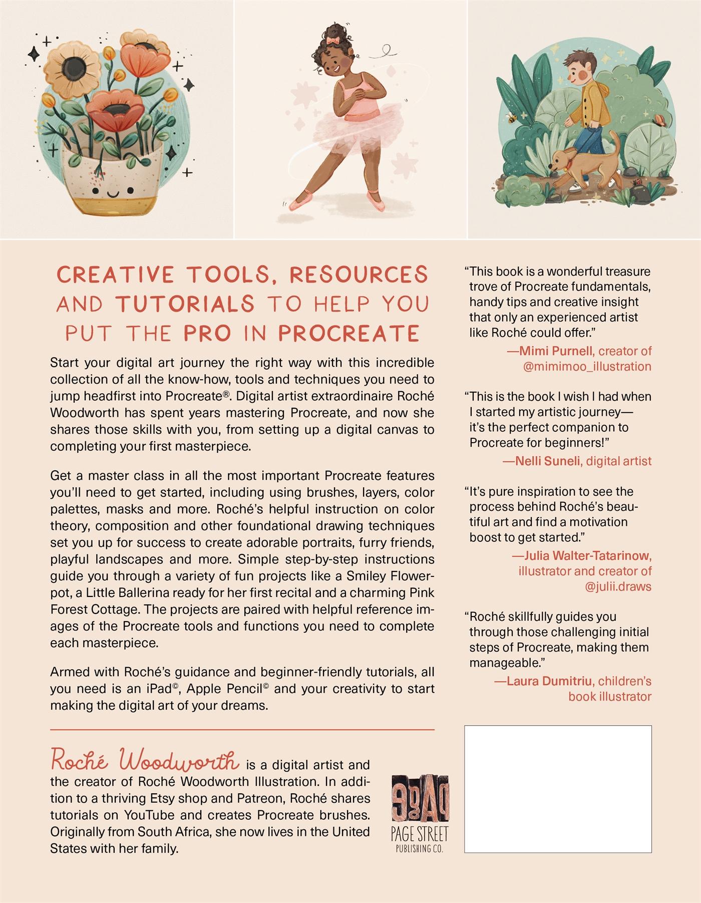 Rückseite: 9781645679387 | The Beginner's Guide to Procreate | Roché Woodworth | Taschenbuch