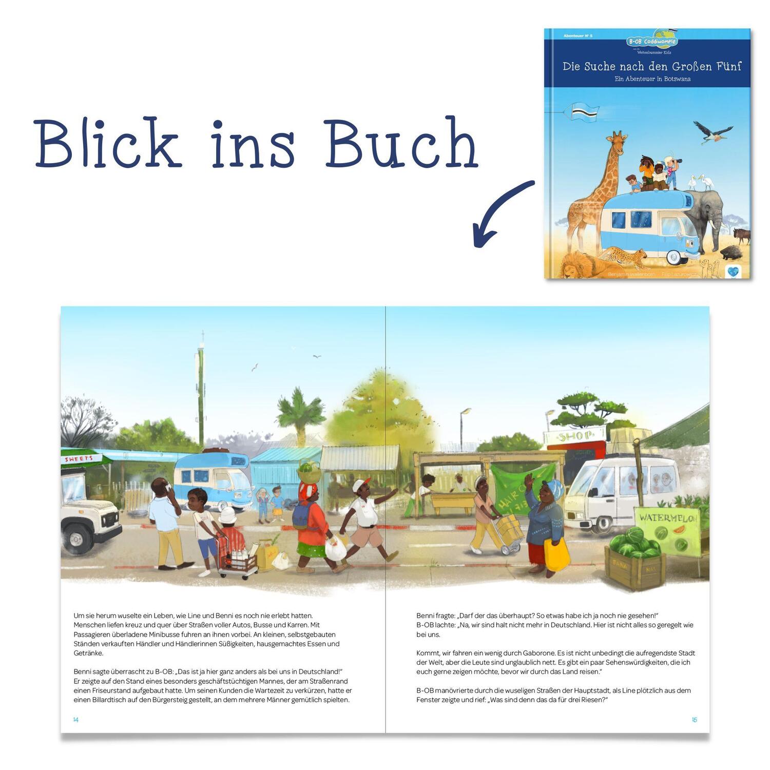 Bild: 9783985980055 | Die Suche nach den Großen Fünf | Ein Abenteuer in Botswana | Buch