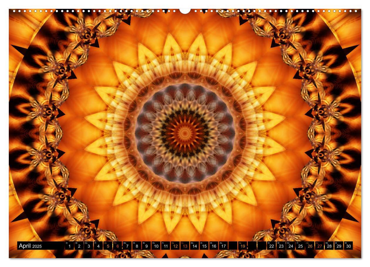 Bild: 9783435410743 | Energie - Mandalas in orange (hochwertiger Premium Wandkalender...