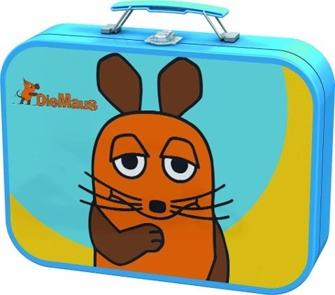 Cover: 4001504555979 | Die Maus. Puzzle-Box 2 x 26, 2 x 48 Teile | Spiel | im Metallkoffer