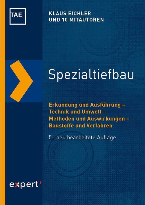 Cover: 9783816934318 | Spezialtiefbau | Klaus Eichler | Taschenbuch | Kontakt &amp; Studium