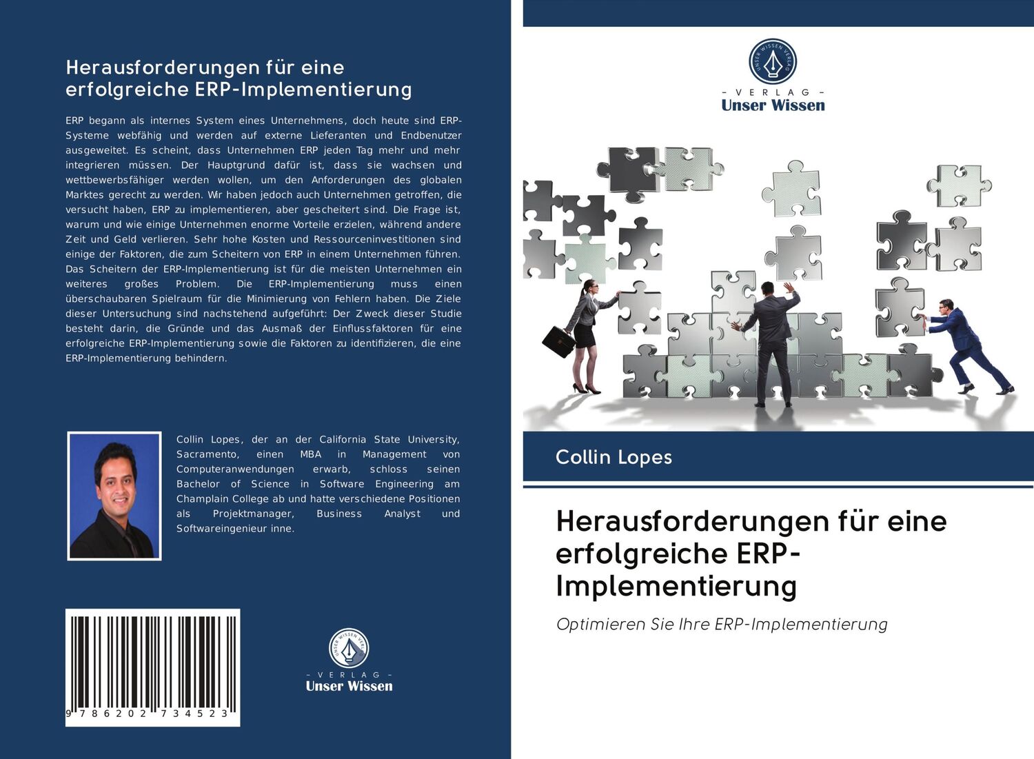 Cover: 9786202734523 | Herausforderungen für eine erfolgreiche ERP-Implementierung | Lopes