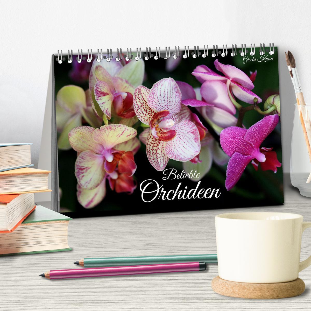 Bild: 9783383765131 | Beliebte Orchideen (Tischkalender 2025 DIN A5 quer), CALVENDO...